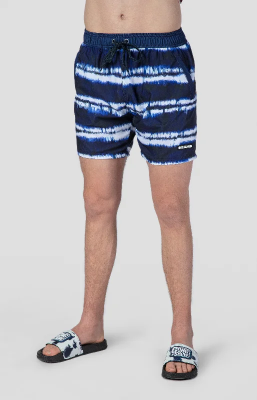 Men's Swim Shorts with Reflective Trim for Safety during Nighttime SwimmingMen's Swim Shorts with Reflective Trim for Safety during Nighttime SwimmingPoolside Weapon