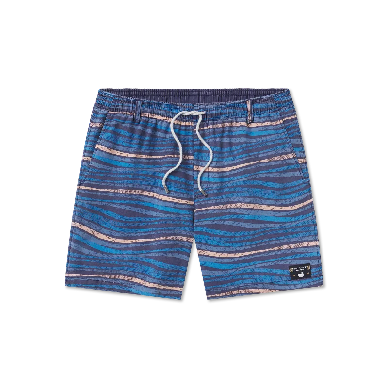 Men's Designer Brand Swim Shorts with Signature Logos for a Stylish Poolside AppearanceMen's Designer Brand Swim Shorts with Signature Logos for a Stylish Poolside AppearanceSEAWASH™ Shoals Swim Trunk - Waves