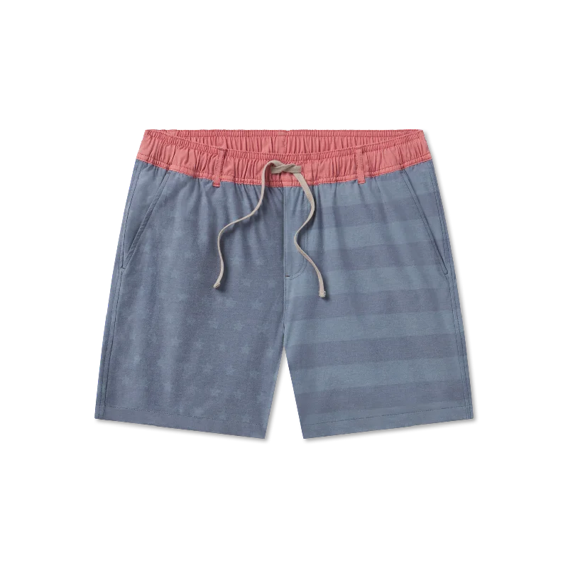 Men's Luxury Brand Swim Shorts with High - Quality Stitching and MaterialsMen's Luxury Brand Swim Shorts with High - Quality Stitching and MaterialsWharf Chambray Trunk - Liberty