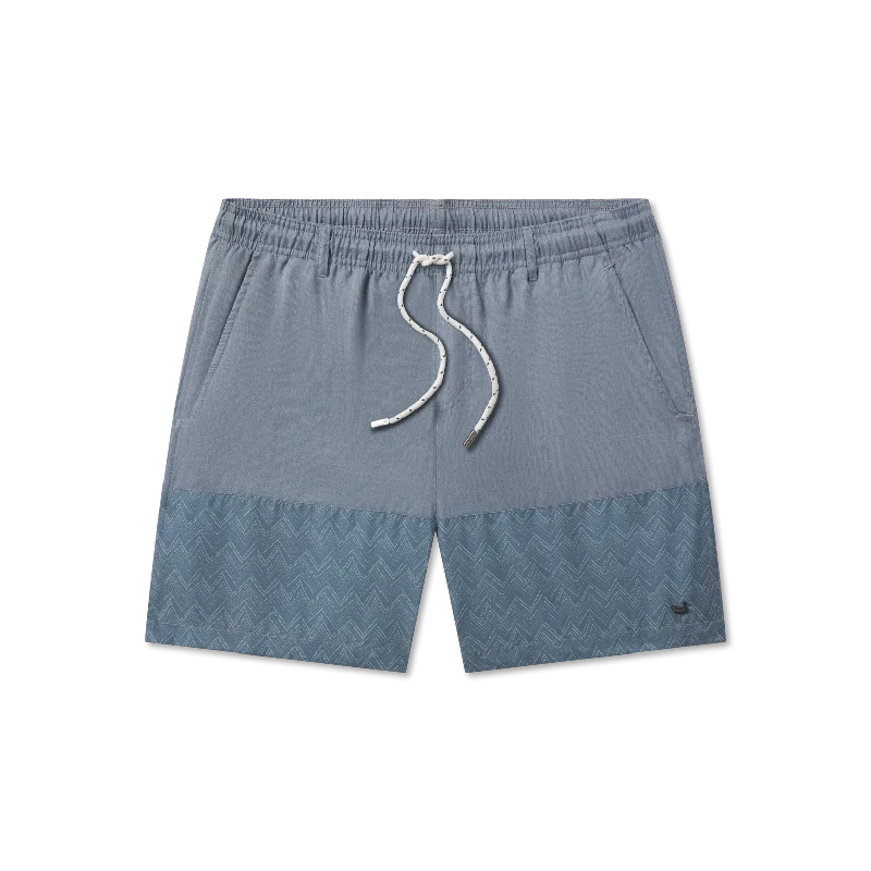 Men's Luxury Brand Swim Shorts with High - Quality Stitching and MaterialsMen's Luxury Brand Swim Shorts with High - Quality Stitching and MaterialsDockside Swim Trunk - Maldives Chambray