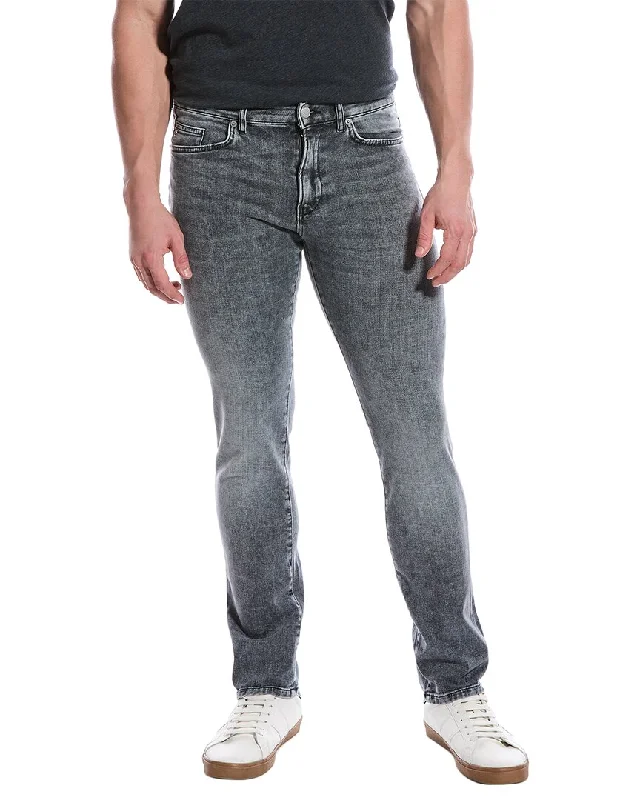 Men's Ripped Skinny Jeans in Acid Wash for an Edgy and Punk - Inspired StyleMen's Ripped Skinny Jeans in Acid Wash for an Edgy and Punk - Inspired StyleBOSS Hugo Boss Delaware Charcoal Slim Fit Jean