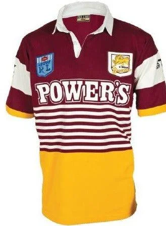 Men's Moisture - Wicking Lacrosse Jerseys with Mesh Panels for Optimal Performance on the FieldMen's Moisture - Wicking Lacrosse Jerseys with Mesh Panels for Optimal Performance on the FieldBrisbane Broncos 1992 Retro Jersey