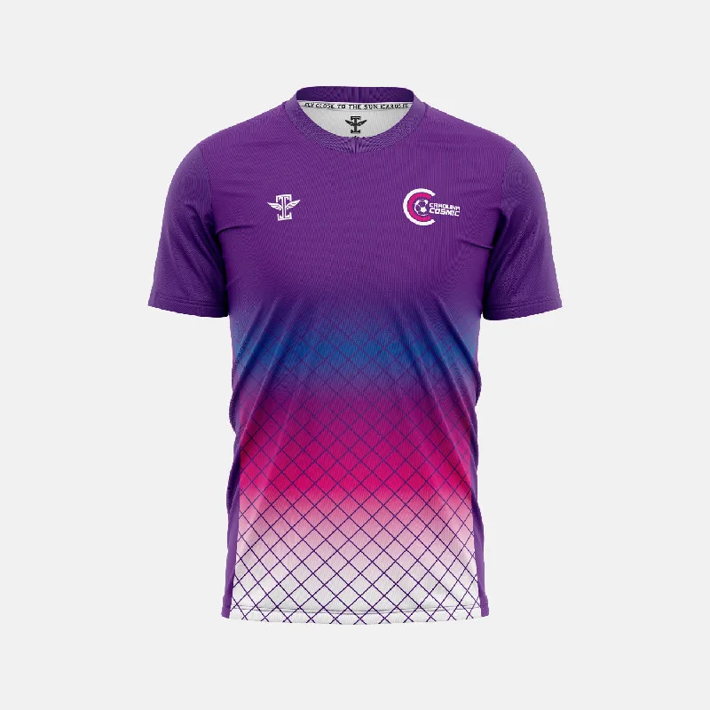 Men's Throwback Tennis Jerseys Inspired by Iconic Matches and PlayersMen's Throwback Tennis Jerseys Inspired by Iconic Matches and PlayersCarolina Cosmic FC Purple Jersey