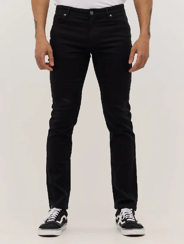 Men's High - Waisted Jeans in a Medium Wash for a Vintage - Style RevivalMen's High - Waisted Jeans in a Medium Wash for a Vintage - Style RevivalCole Comfort Knit 5-Pocket Jeans