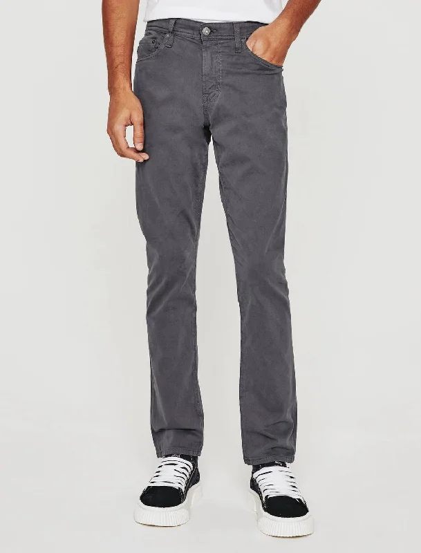 Men's Jeans with a Cargo - Inspired Knee Pocket for Extra StorageMen's Jeans with a Cargo - Inspired Knee Pocket for Extra StorageEverett Slim Straight Leg Jeans In Dark Rock