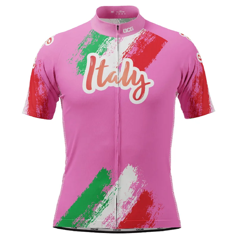 Men's Custom - Printed Baseball Jerseys with Player Names and Numbers for Personalized StyleMen's Custom - Printed Baseball Jerseys with Player Names and Numbers for Personalized StyleMen's Italy 100 Years Giro D'Italia Short Sleeve Cycling Jersey