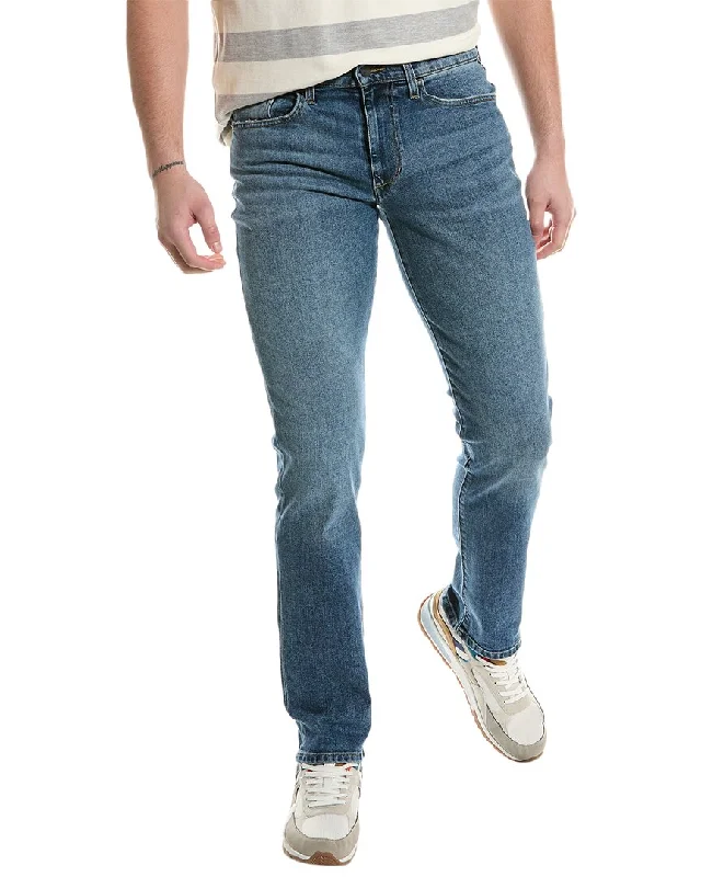 Men's Distressed Jeans with Patches for a Retro and DIY - Inspired AppearanceMen's Distressed Jeans with Patches for a Retro and DIY - Inspired AppearanceJOE'S Jeans The Brixton Jean