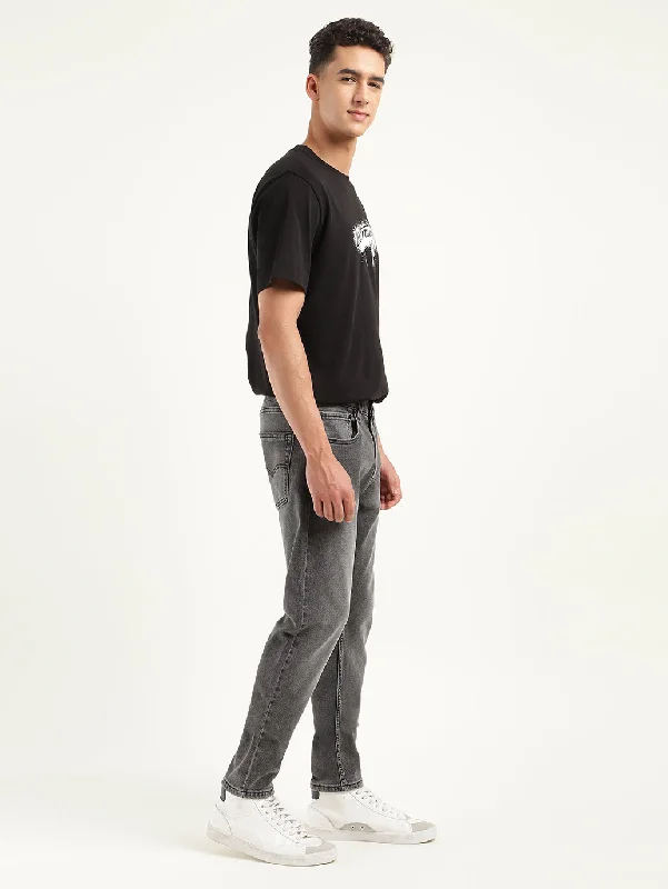 Men's High - Waisted Jeans in a Medium Wash for a Vintage - Style RevivalMen's High - Waisted Jeans in a Medium Wash for a Vintage - Style RevivalMen's 512 Black Slim Tapered Fit Jeans