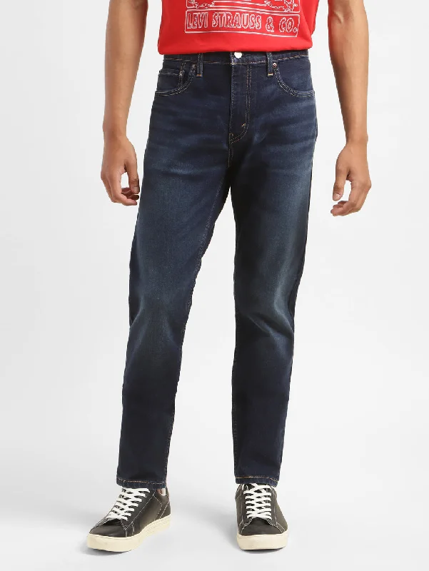 Men's Jeans with a Frayed Hem for a Casual and Effortless StyleMen's Jeans with a Frayed Hem for a Casual and Effortless StyleMen's 512 Dark-Blue Slim Tapered Fit Jeans