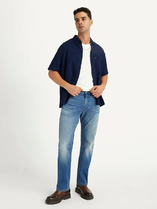 Men's Low - Rise Jeans in a Light Wash for a Casual and Youthful LookMen's Low - Rise Jeans in a Light Wash for a Casual and Youthful LookMen's 513 Slim Straight Fit Blue Jeans