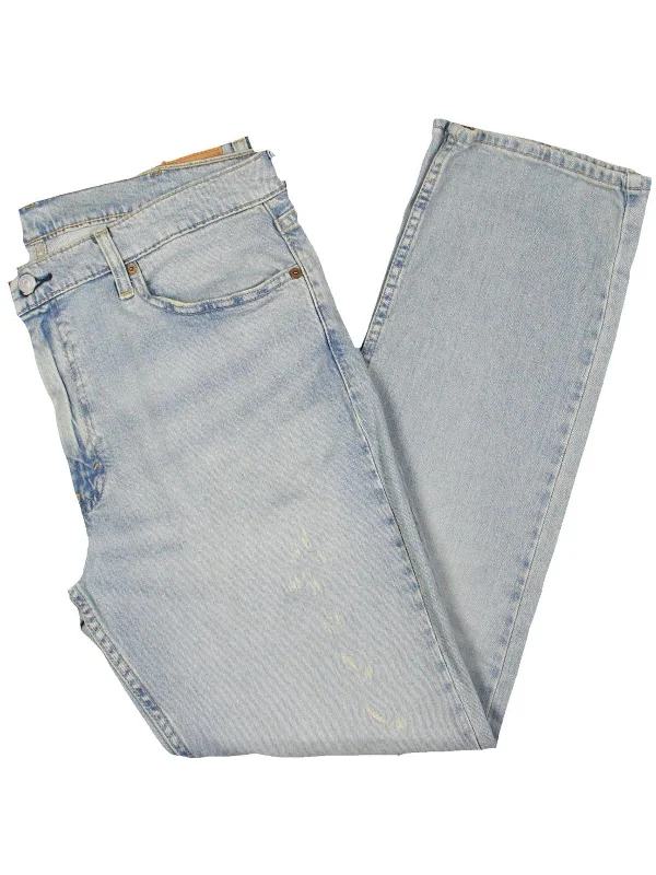 Men's Jeans with a Cargo - Inspired Knee Pocket for Extra StorageMen's Jeans with a Cargo - Inspired Knee Pocket for Extra StorageMens Denim Slim Jeans