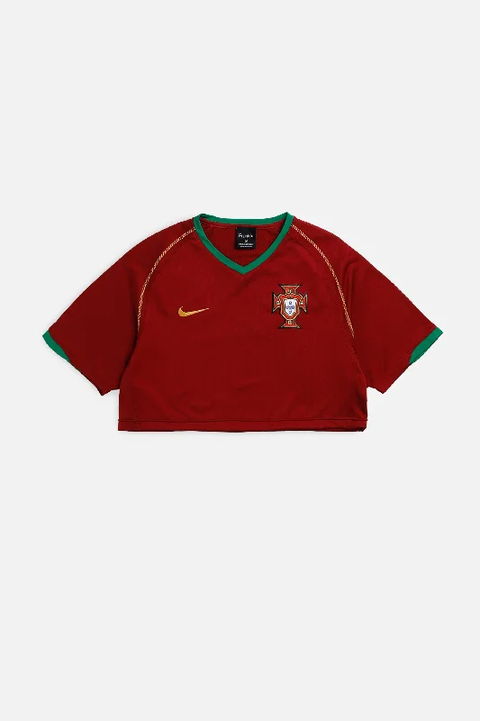 Men's Throwback Tennis Jerseys Inspired by Iconic Matches and PlayersMen's Throwback Tennis Jerseys Inspired by Iconic Matches and PlayersRework Crop Portugal Soccer Jersey - M