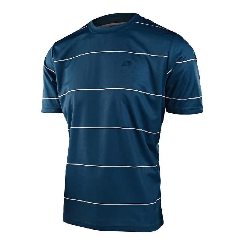 Men's Sustainable Organic Cotton Rugby Jerseys for Eco - Conscious Sports EnthusiastsMen's Sustainable Organic Cotton Rugby Jerseys for Eco - Conscious Sports EnthusiastsFlowline SS Jersey Revert Blue