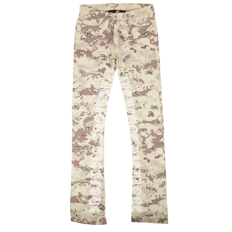 Men's Stretch Jeans with a Moisture - Wicking Lining for Active LifestylesMen's Stretch Jeans with a Moisture - Wicking Lining for Active LifestylesVlone 5 Pocket Jean - Digi Camo