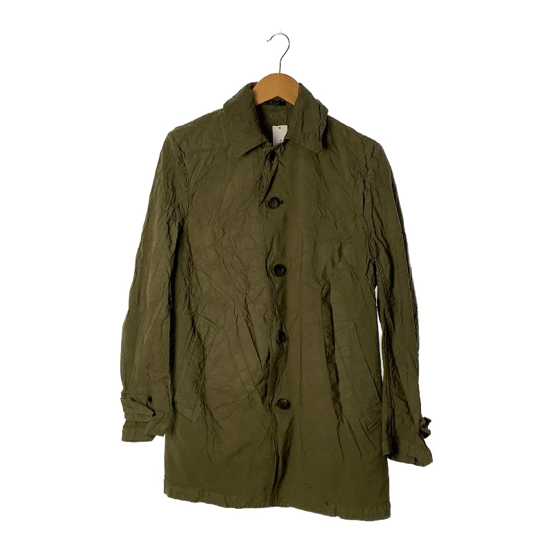 Men coats made from recycled materials for an eco - friendly choiceCOMME des GARCONS HOMME/Coat/S/Green/Polyester/