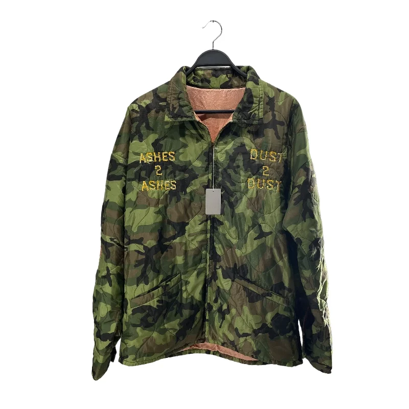 Men coats with a quilted pattern for added texture and warmthMen coats with a quilted pattern for added texture and warmthSAINT MICHAEL/Jacket/XL/Nylon/GRN/Camouflage/DUST 2 DUST