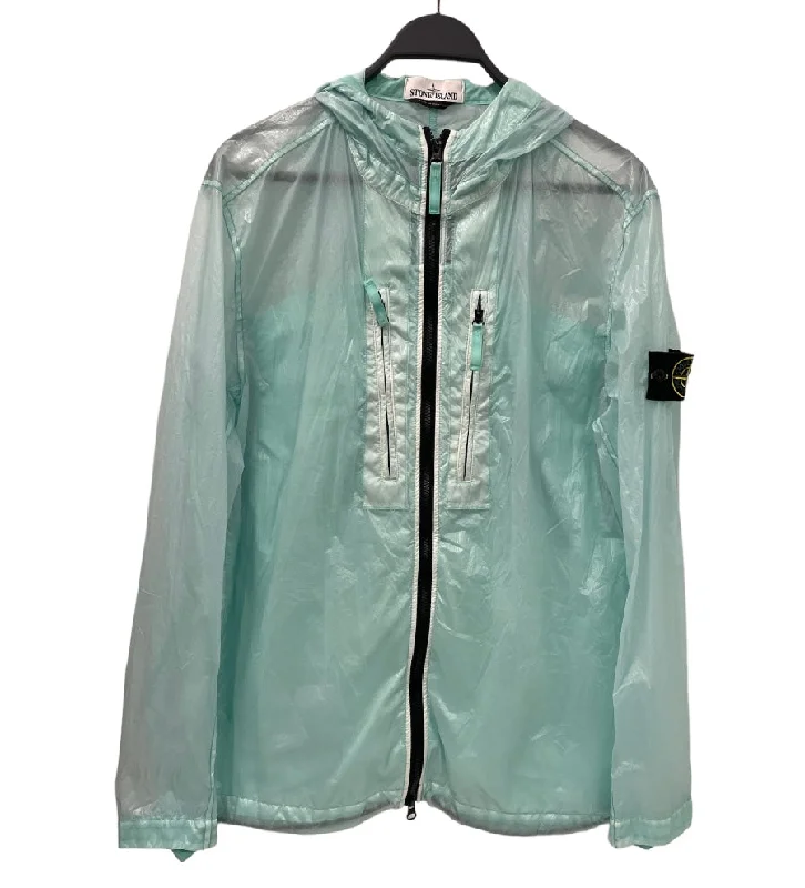 Men coats with a contrasting trim for a fashion - forward aestheticMen coats with a contrasting trim for a fashion - forward aestheticSTONE ISLAND/Jacket/XL/BLU/LUCIDO TC PACKABLE JACKET TEAL