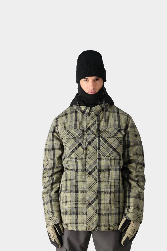 Checkered men jackets in a plaid pattern for a preppy appearanceCheckered men jackets in a plaid pattern for a preppy appearance686 Men's Woodland Insulated Jacket