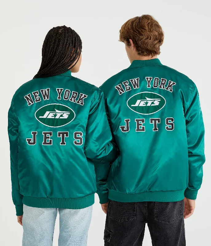 Men coats with a soft fleece interior for extra warmth and comfortMen coats with a soft fleece interior for extra warmth and comfortAeropostale New York Jets Bomber Jacket