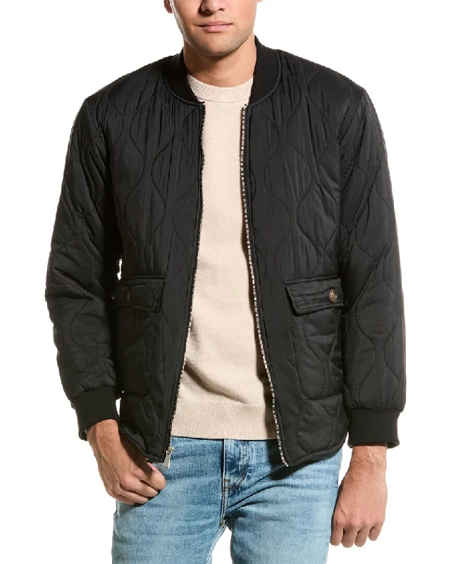 Men coats made from recycled materials for an eco - friendly choiceMen coats made from recycled materials for an eco - friendly choiceBagatelle Quilted Bomber Jacket