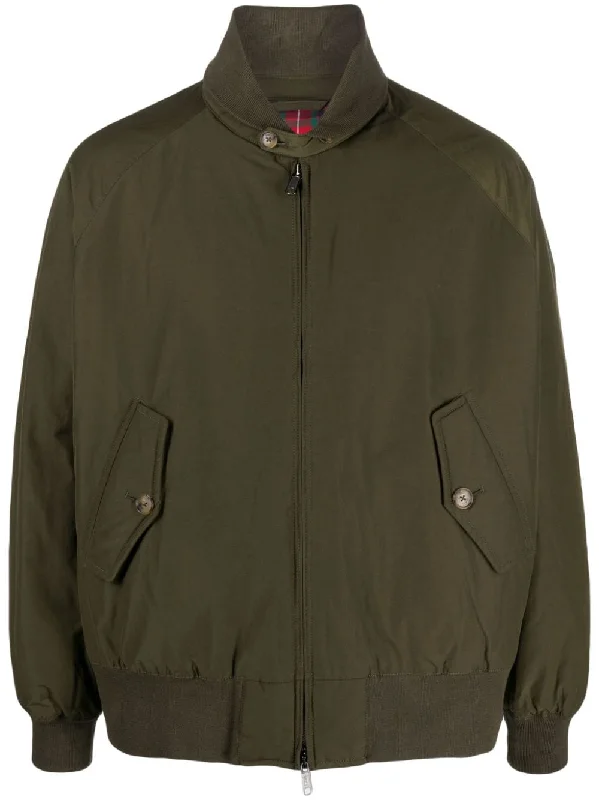 Men coats with a stand - up collar for a sleek and modern lookBaracuta Men's Coats