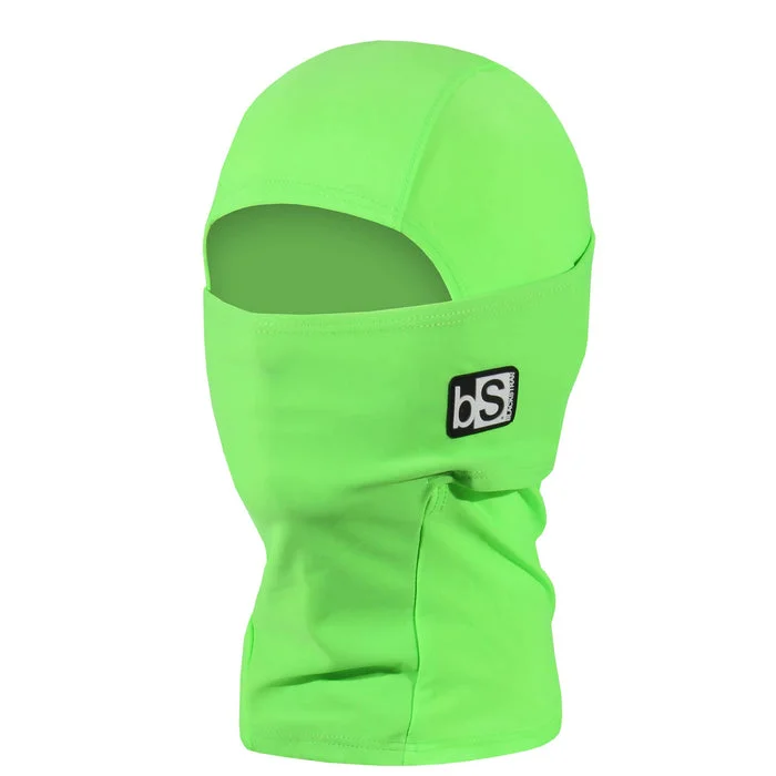 Fleece - lined men jackets for cold - weather commutingKids' Hood Balaclava - Bright Green