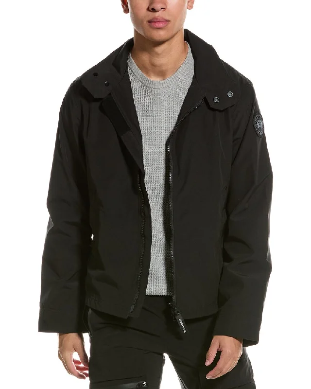 Men coats with a detachable faux - fur collar for a trendy and warm touchMen coats with a detachable faux - fur collar for a trendy and warm touchCanada Goose Rosedale Jacket