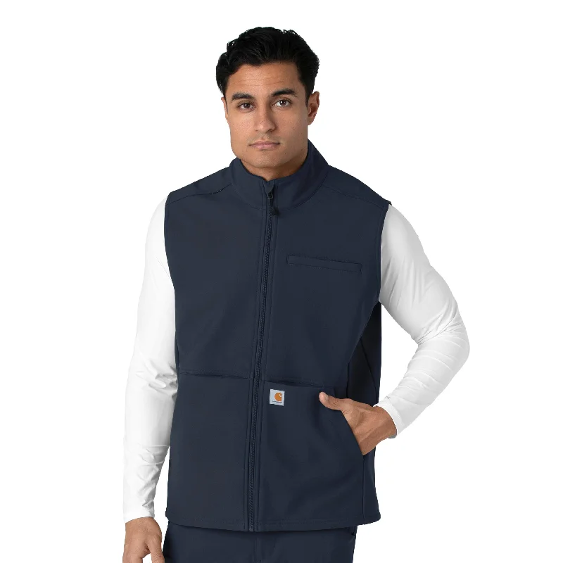 Performance - driven men jackets with breathable fabric for sportsCarhartt Rugged Flex Men's Bonded Fleece Vest - Navy