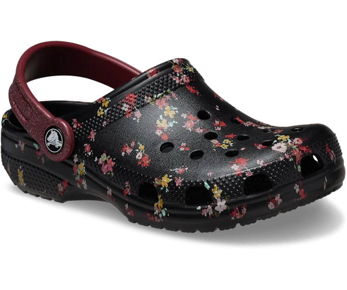 Down - filled men jackets in bright colors for winter fashionKids' Classic Ditsy Floral Clog - Black/Multi