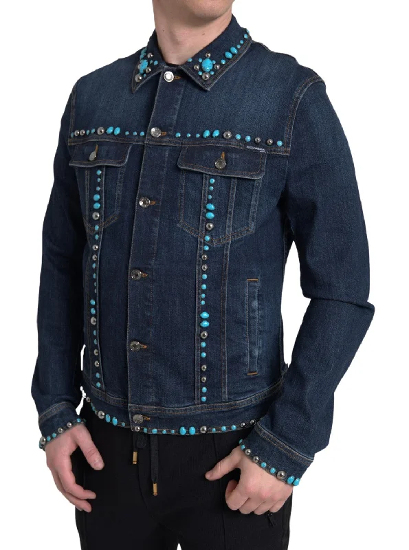 Stylish men coats with a double - breasted design for a formal lookStylish men coats with a double - breasted design for a formal lookDolce & Gabbana Embellished   Men's Jacket