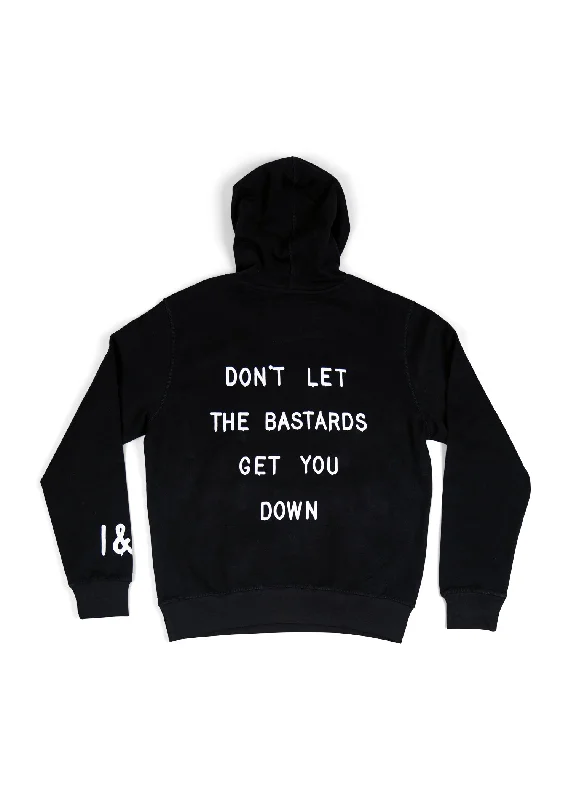 Men fleece - lined trucker hats for a casual lookDon't Let the Bastards - Hoodie