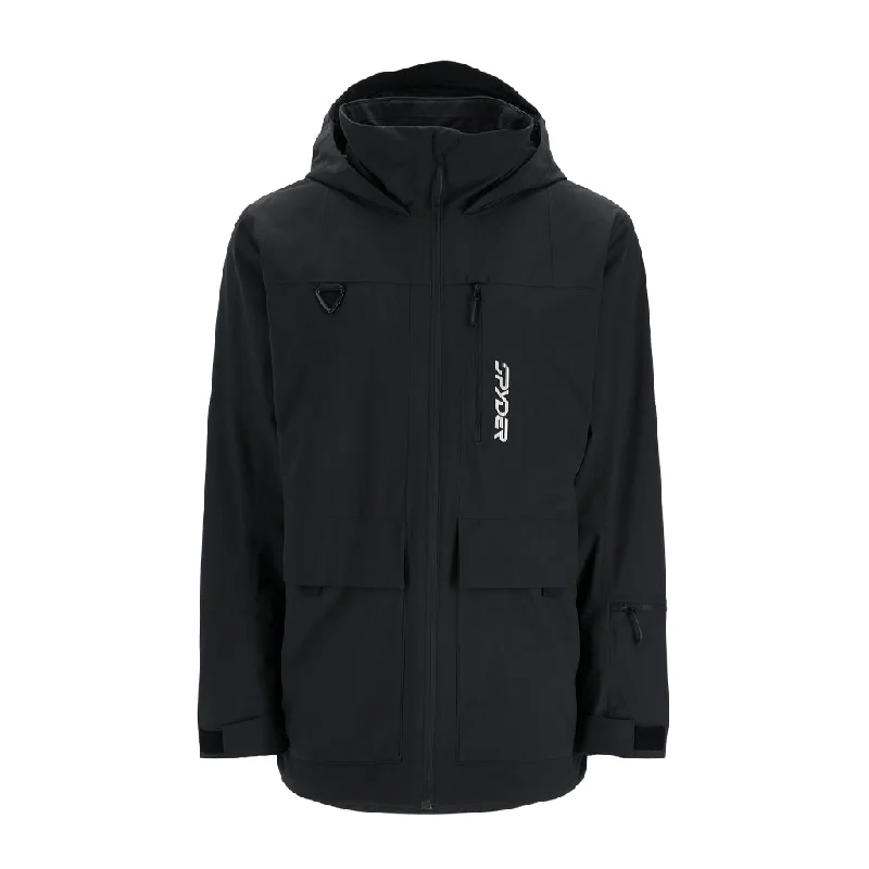 Men jackets with a built - in hood that can be stowed away when not in useMens Field - Black (2022)