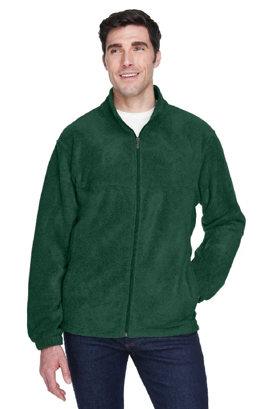 Men fleece thermal shirts for layering in winterMen fleece thermal shirts for layering in winterHarriton Mens Pill Resistant Fleece Full Zip Jacket - Hunter Green