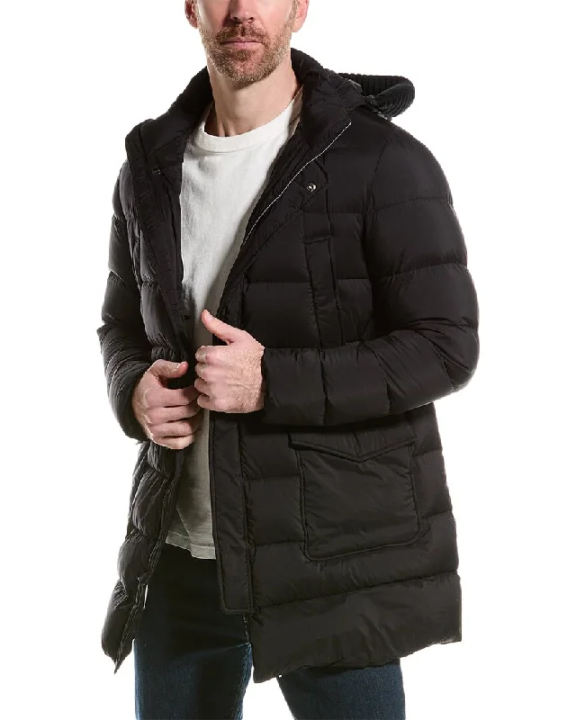 Men coats with a detachable faux - fur collar for a trendy and warm touchMen coats with a detachable faux - fur collar for a trendy and warm touchHerno Medium Wool-Trim Down Jacket