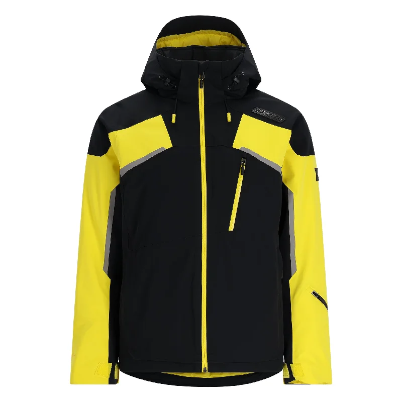 Down - filled men jackets in bright colors for winter fashionMens Leader - Acid Yellow