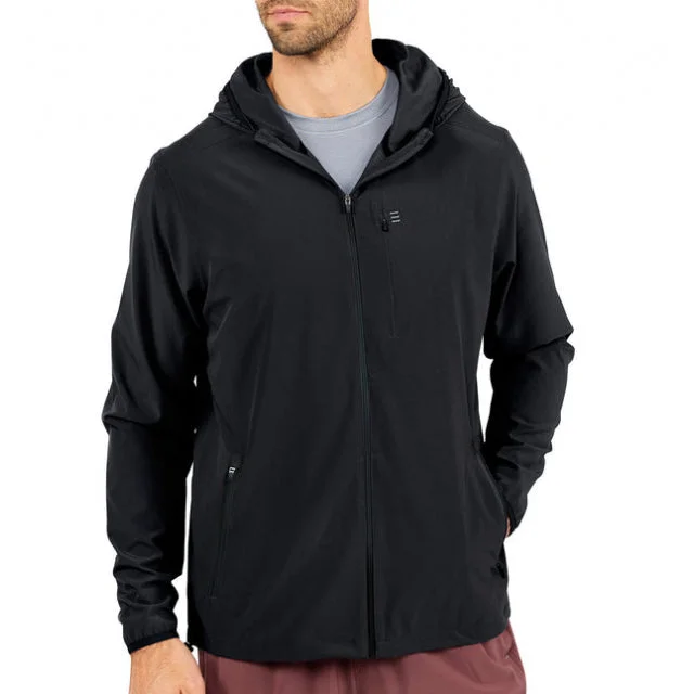 Men jackets with a built - in hood that can be stowed away when not in useMen jackets with a built - in hood that can be stowed away when not in useMen's Breeze Jacket