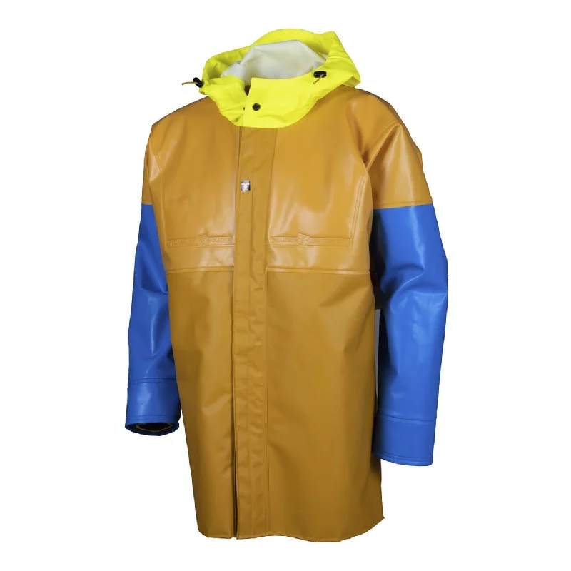 Men jackets with a built - in hood that can be stowed away when not in useMen jackets with a built - in hood that can be stowed away when not in useGuy Cotten- Isomax Jacket