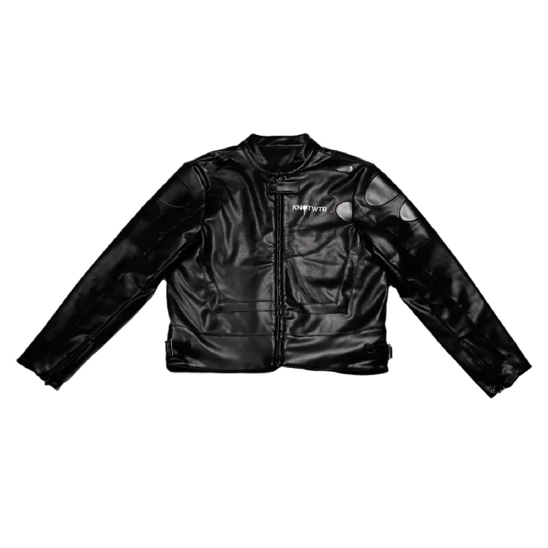 Men coats with a soft fleece interior for extra warmth and comfortMen coats with a soft fleece interior for extra warmth and comfortMen's Im Worth A Lot Leather Jacket In Black