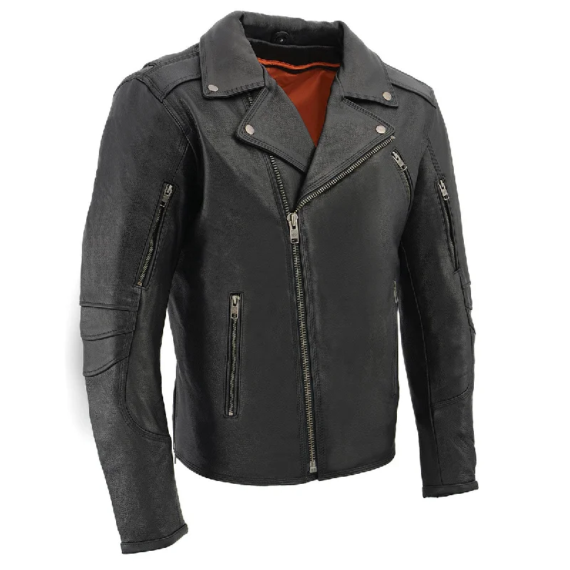 Performance - driven men jackets with breathable fabric for sportsPerformance - driven men jackets with breathable fabric for sportsMilwaukee Leather MLM1515 Men's Classic Beltless Black Leather Triple Stitched Motorcycle Biker Rider Jacket