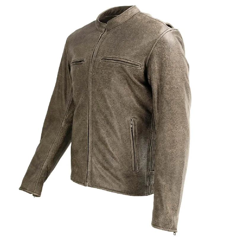 Embroidered men jackets with intricate floral designs for a unique aestheticEmbroidered men jackets with intricate floral designs for a unique aestheticMilwaukee Leather MLM1503 Men's Distressed Brown Racer Motorcycle Vented Leather Rider Jacket