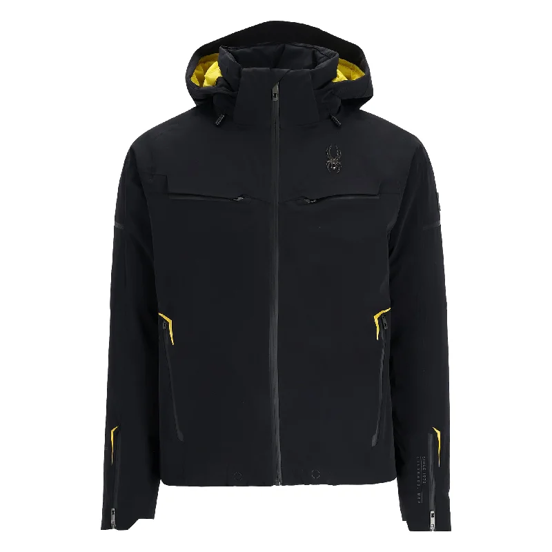 Down - filled men jackets in bright colors for winter fashionMens Monterosa - Black