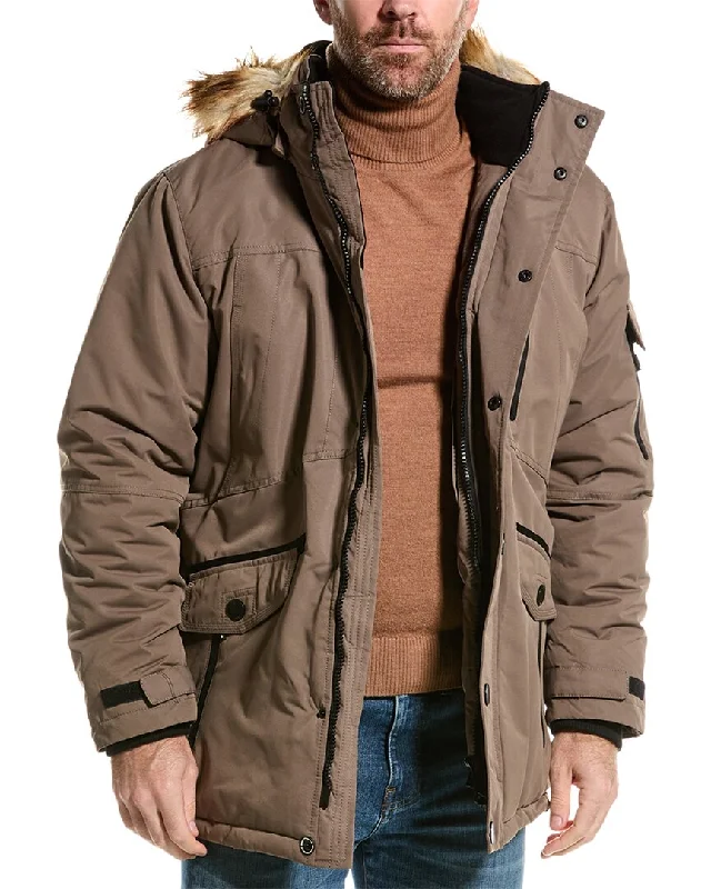 Men coats with a wind - resistant outer layer for blustery weatherNOIZE Jacob Coat