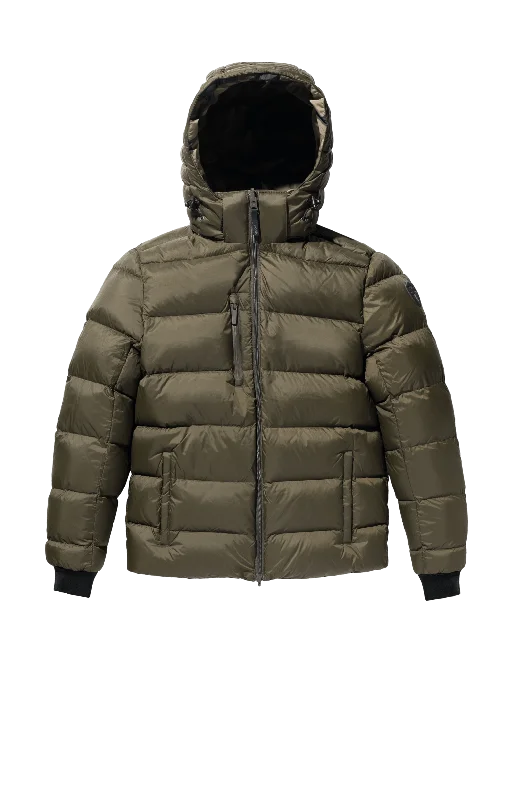 Plus - size men jackets with adjustable drawstrings for a comfortable fitOliver Men's Oversized Reversible Puffer