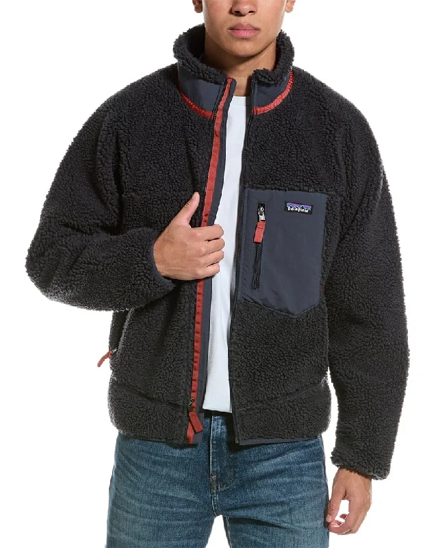 Men coats with a quilted pattern for added texture and warmthMen coats with a quilted pattern for added texture and warmthPatagonia Classic Retro Jacket