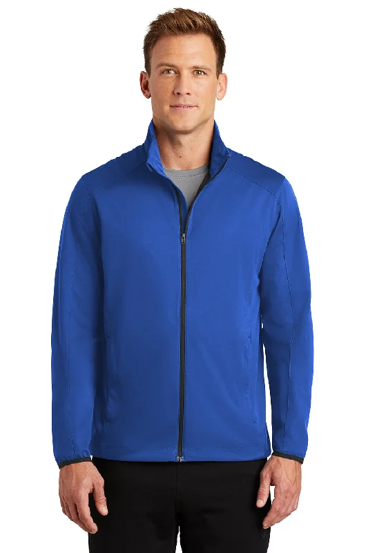 Plus - size men jackets with adjustable drawstrings for a comfortable fitPlus - size men jackets with adjustable drawstrings for a comfortable fitPort Authority Mens Active Wind & Water Resistant Full Zip Jacket - True Royal Blue