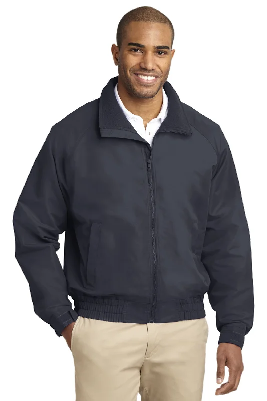 Plus - size men jackets with adjustable drawstrings for a comfortable fitPlus - size men jackets with adjustable drawstrings for a comfortable fitPort Authority Mens Charger Wind & Water Resistant Full Zip Jacket - Battleship Grey - Closeout