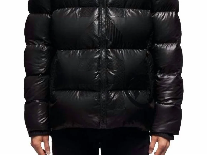 Men coats with a wind - resistant outer layer for blustery weatherMen coats with a wind - resistant outer layer for blustery weatherPrime Slick Down Puffer Jacket In Black