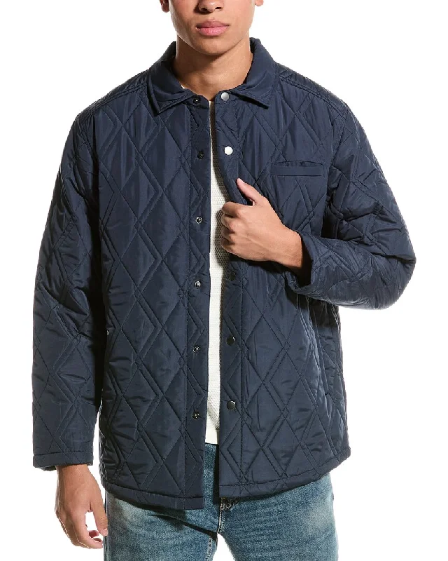 Men coats with a soft fleece interior for extra warmth and comfortMen coats with a soft fleece interior for extra warmth and comfortRaffi Quilted Barn Jacket