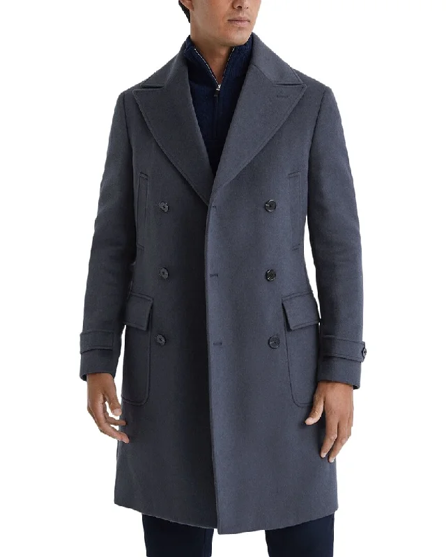 Lightweight men coats made of breathable fabric for spring and autumnReiss Crowd Overcoat