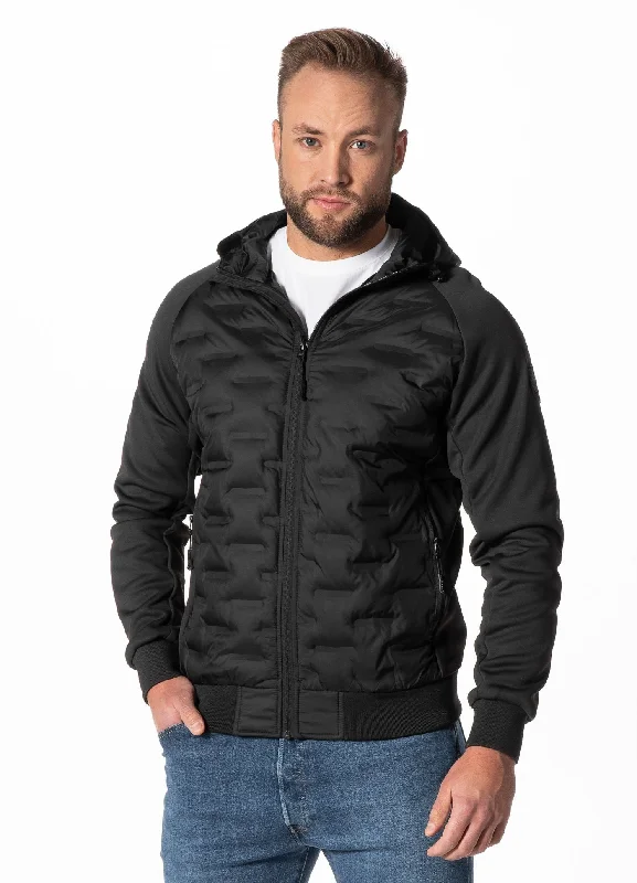 Men jackets with a hidden interior pocket for secure storageMen jackets with a hidden interior pocket for secure storageMen's transitional hooded jacket Roxton